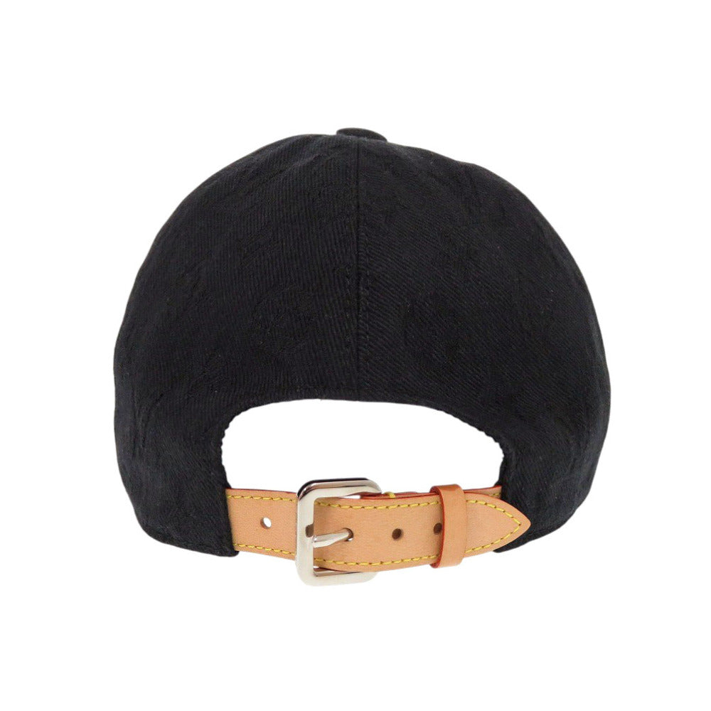 LOUIS VUITTON Other hats M76745 cotton black cap monogram essential