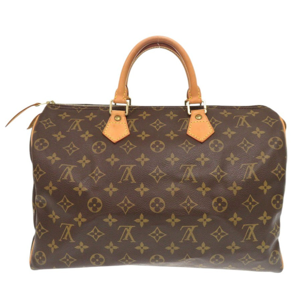 LOUIS VUITTON Handbag M41524 Monogram canvas Brown Monogram Speedy 35 Women Used Authentic