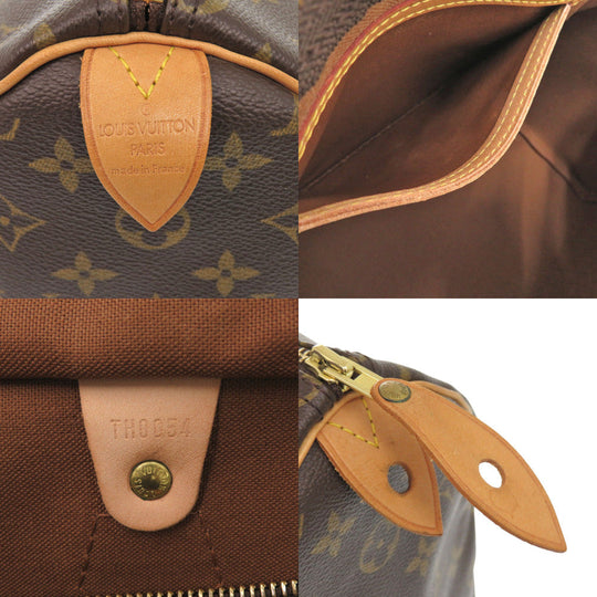 LOUIS VUITTON Handbag M41524 Monogram canvas Brown Monogram Speedy 35 Women Used Authentic