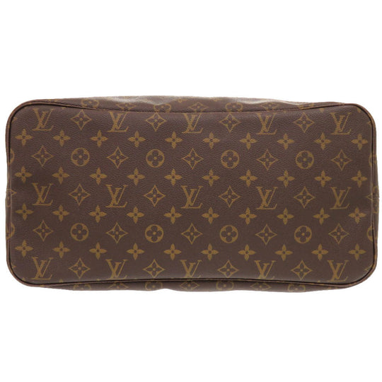 LOUIS VUITTON Tote Bag M40157 Monogram canvas Brown Monogram Neverfull GM Women Used Authentic