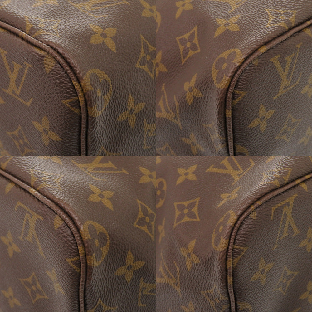 LOUIS VUITTON Tote Bag M40157 Monogram canvas Brown Monogram Neverfull GM Women Used Authentic