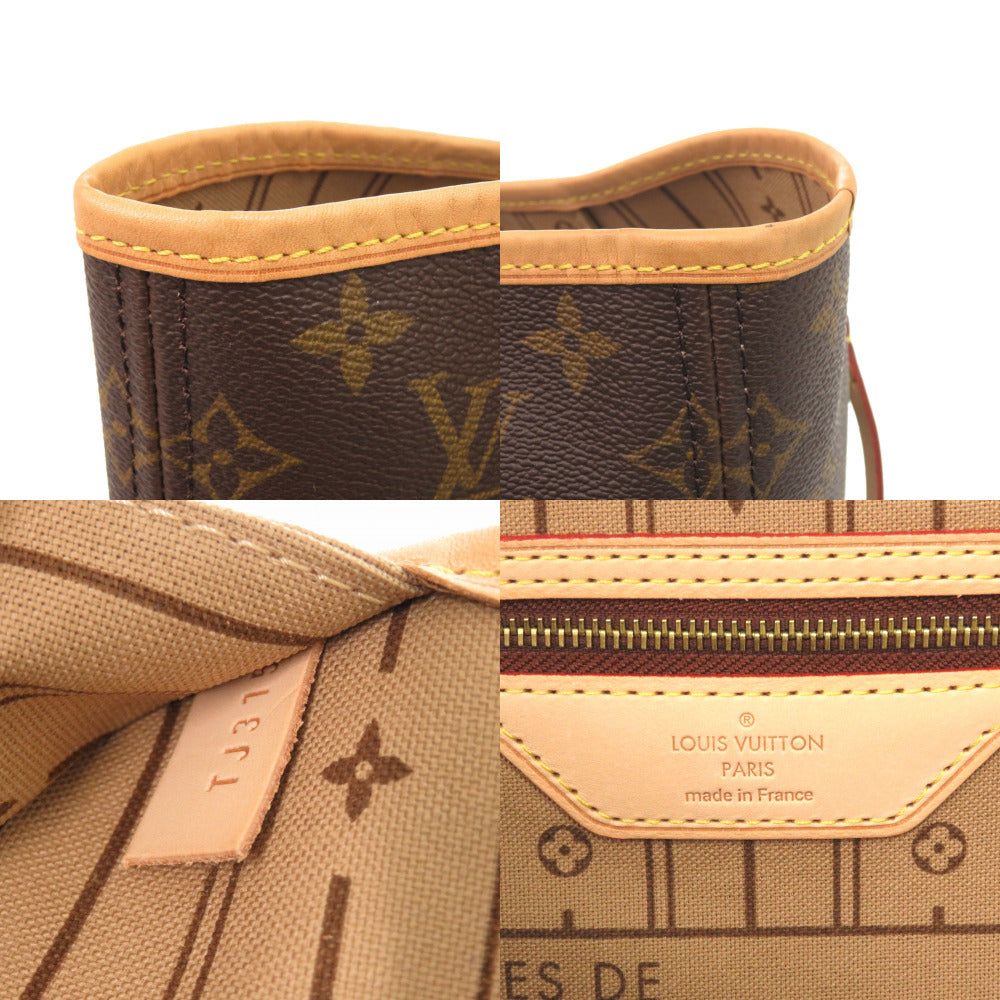 LOUIS VUITTON Tote Bag M40157 Monogram canvas Brown Monogram Neverfull GM Women Used Authentic