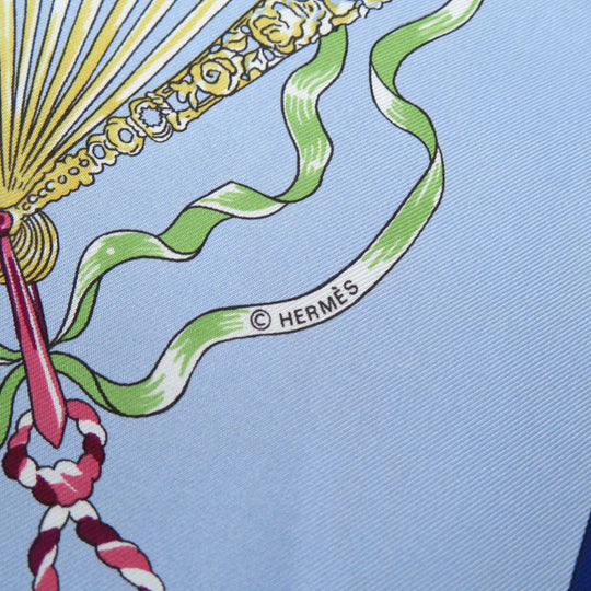 HERMES scarf silk multicolor Carre90 Mon Ami Pierrot My friend Pierrot