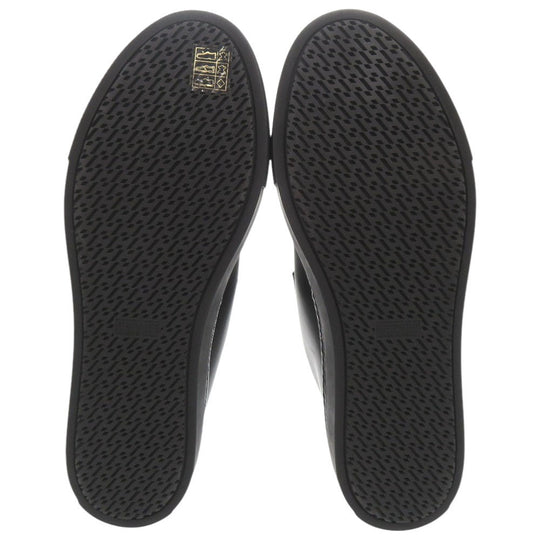 HERMES sneakers leather black Lenox Collier de Sian Studs 40 1/2