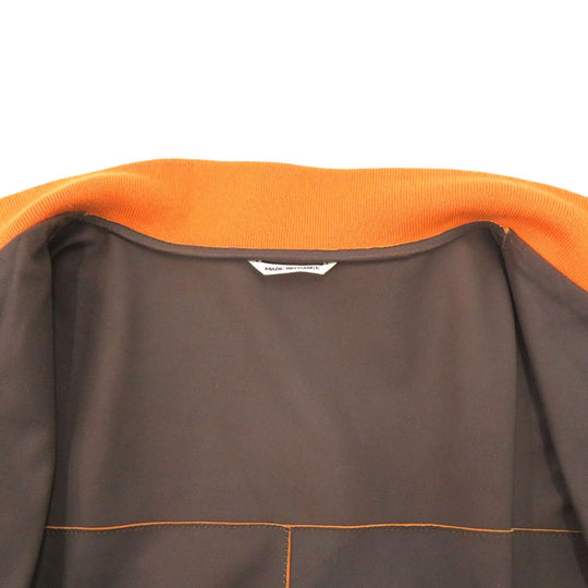 HERMES Blouson Goat leather Orange 50