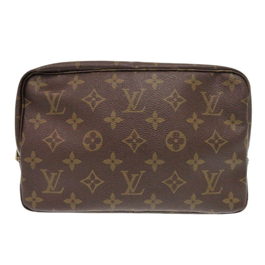 LOUIS VUITTON business bag M47524 Monogram canvas Brown Monogram Truth Cracking T 23 unisex(Unisex) Used Authentic