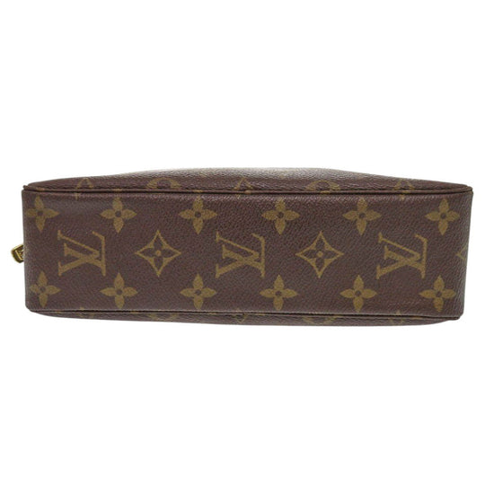 LOUIS VUITTON business bag M47524 Monogram canvas Brown Monogram Truth Cracking T 23 unisex(Unisex) Used Authentic