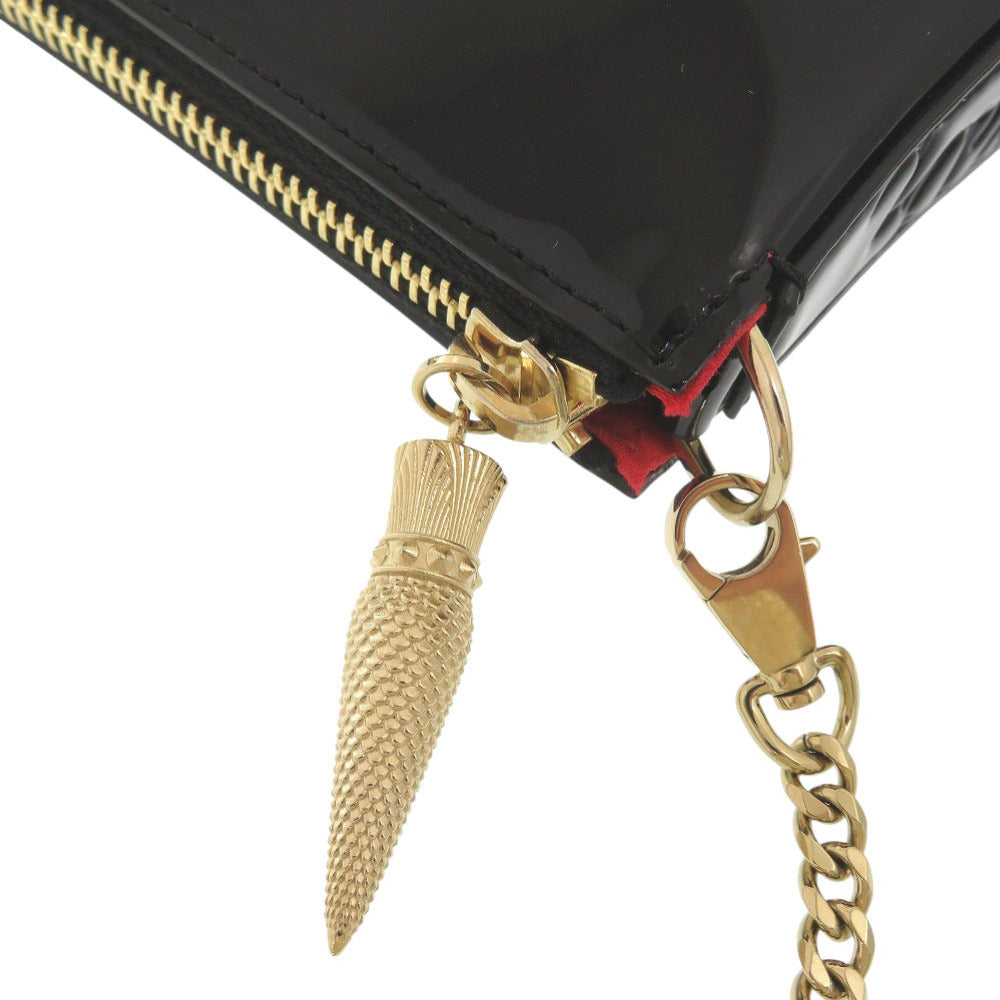 Christian Louboutin Shoulder Bag Patent leather black