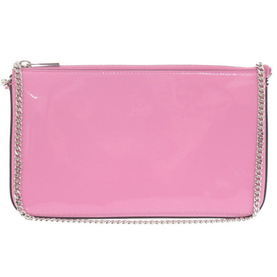 Christian Louboutin Shoulder Bag 3225249 Patent leather pink Rubira