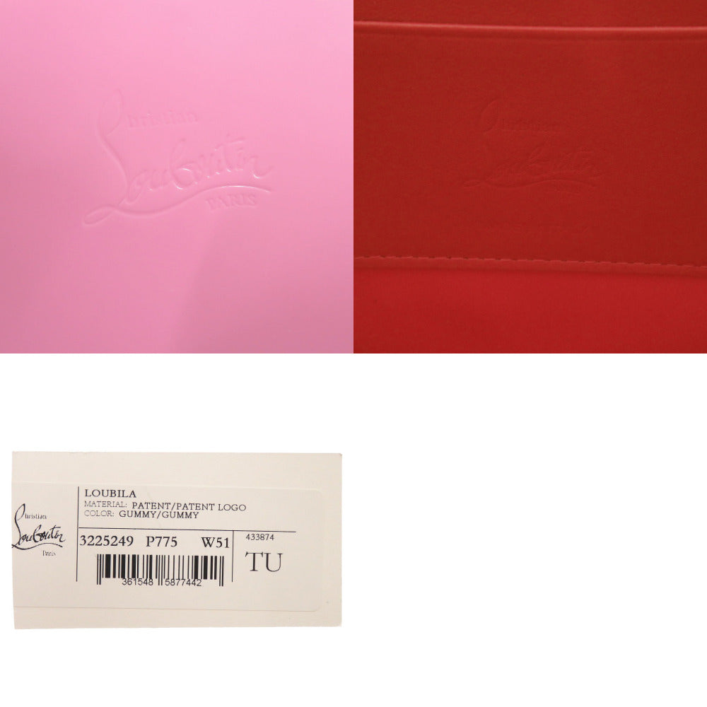 Christian Louboutin Shoulder Bag 3225249 Patent leather pink Rubira