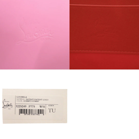 Christian Louboutin Shoulder Bag 3225249 Patent leather pink Rubira