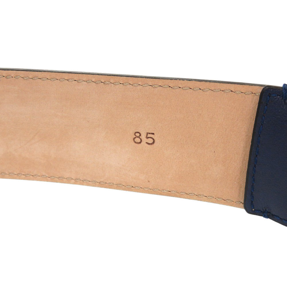 JIMMY CHOO belt leather Navy Star studs 85
