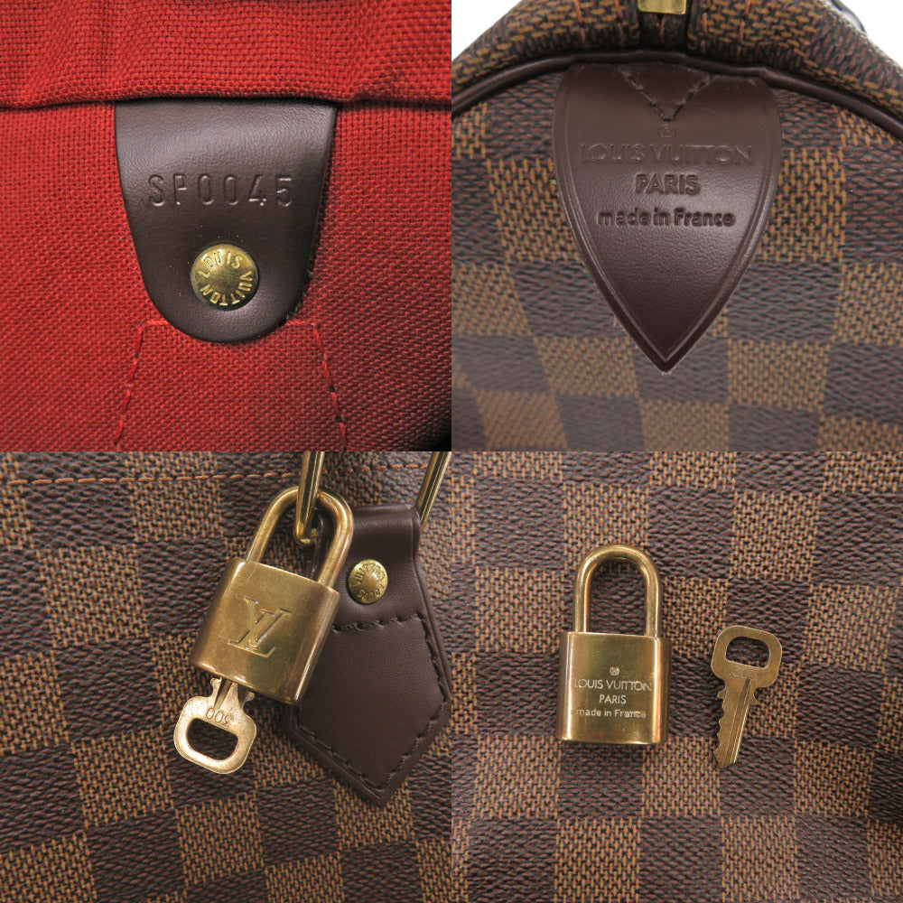 LOUIS VUITTON Handbag N41532 Damier canvas Brown Damier Speedy 25 Women Used Authentic