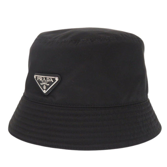 PRADA Other hats 1HC137 Nylon black Re-Nylon Bucket Hat with Triangle Logo L