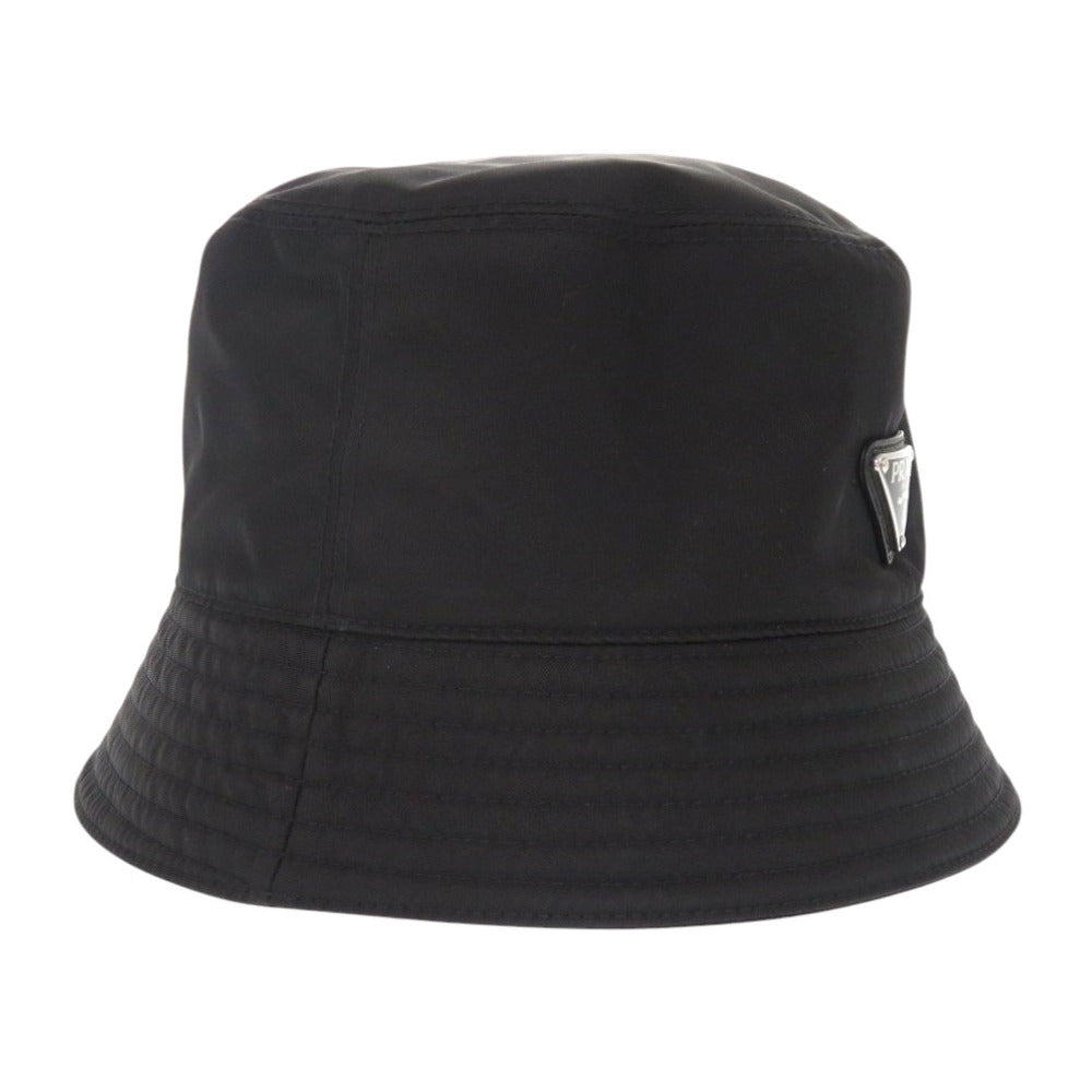 PRADA Other hats 1HC137 Nylon black Re-Nylon Bucket Hat with Triangle Logo L