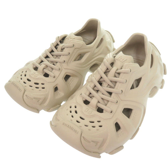 BALENCIAGA sneakers 702416 W3CES 9300 rubber TAUPE Lace up HD MONOCOLOR HD NW Women 35 Used Authentic