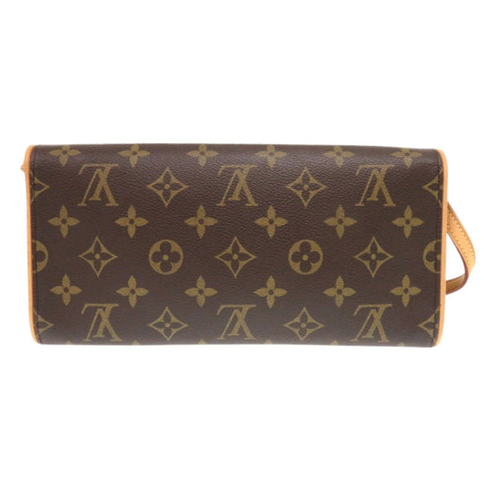 LOUIS VUITTON Shoulder Bag M51852 Monogram canvas Brown Monogram Pochette Twin GM Women Used Authentic