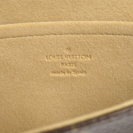 LOUIS VUITTON Shoulder Bag M51852 Monogram canvas Brown Monogram Pochette Twin GM Women Used Authentic