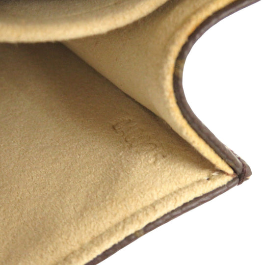 LOUIS VUITTON Shoulder Bag M51852 Monogram canvas Brown Monogram Pochette Twin GM Women Used Authentic