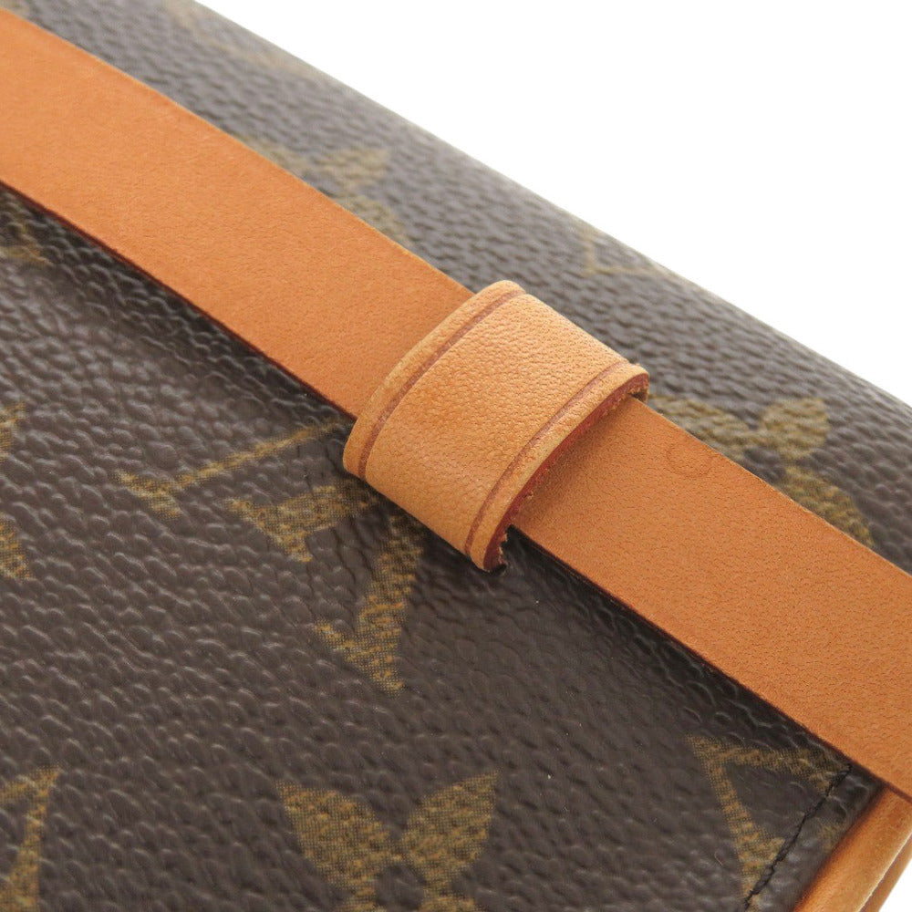 LOUIS VUITTON Waist bag M51855 Monogram canvas Brown Monogram Pochette Florentine Women Used Authentic