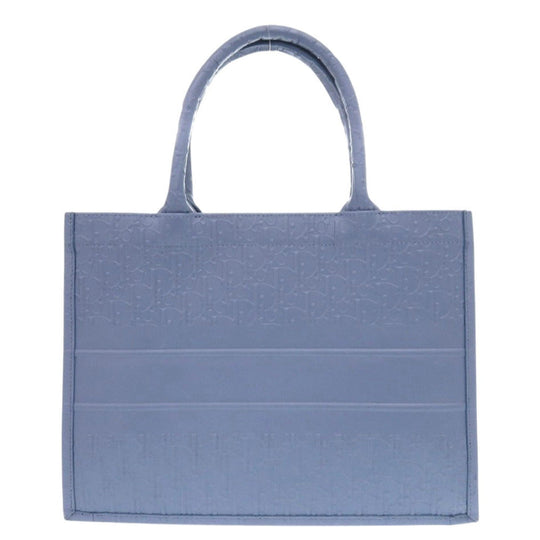 Christian Dior Tote Bag Calfskin blue Book Tote Medium Women Used Authentic