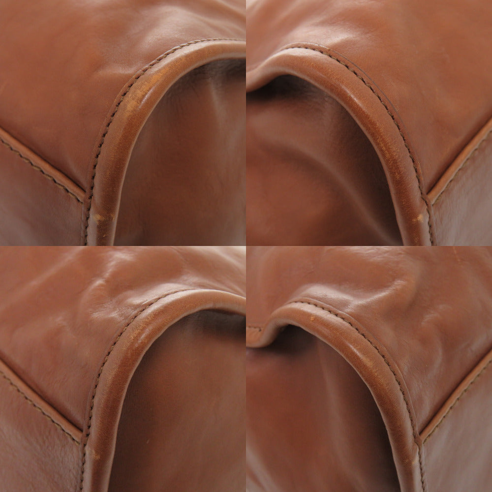 GUCCI Handbag 296856 leather Brown Soft Stirrup
