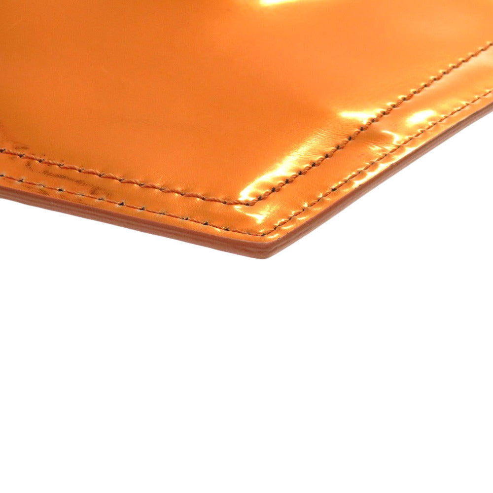 MM6 Shoulder Bag Polyurethane, Polyester Orange Women Used Authentic