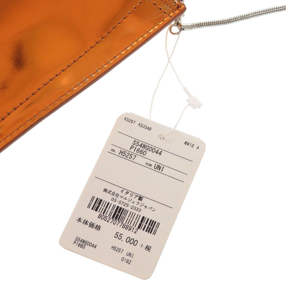 MM6 Shoulder Bag Polyurethane, Polyester Orange Women Used Authentic