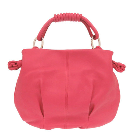 GIORGIO ARMANI Handbag YGWE98 leather pink One Shoulder Bag Women Used Authentic