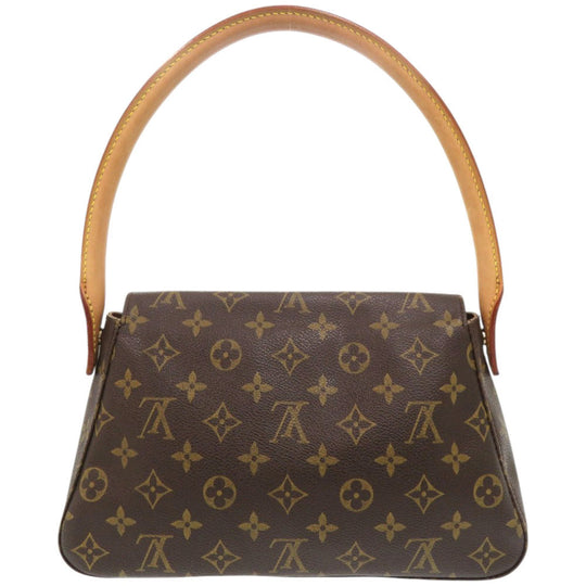 LOUIS VUITTON Handbag M51147 Monogram canvas Brown Monogram Mini Looping