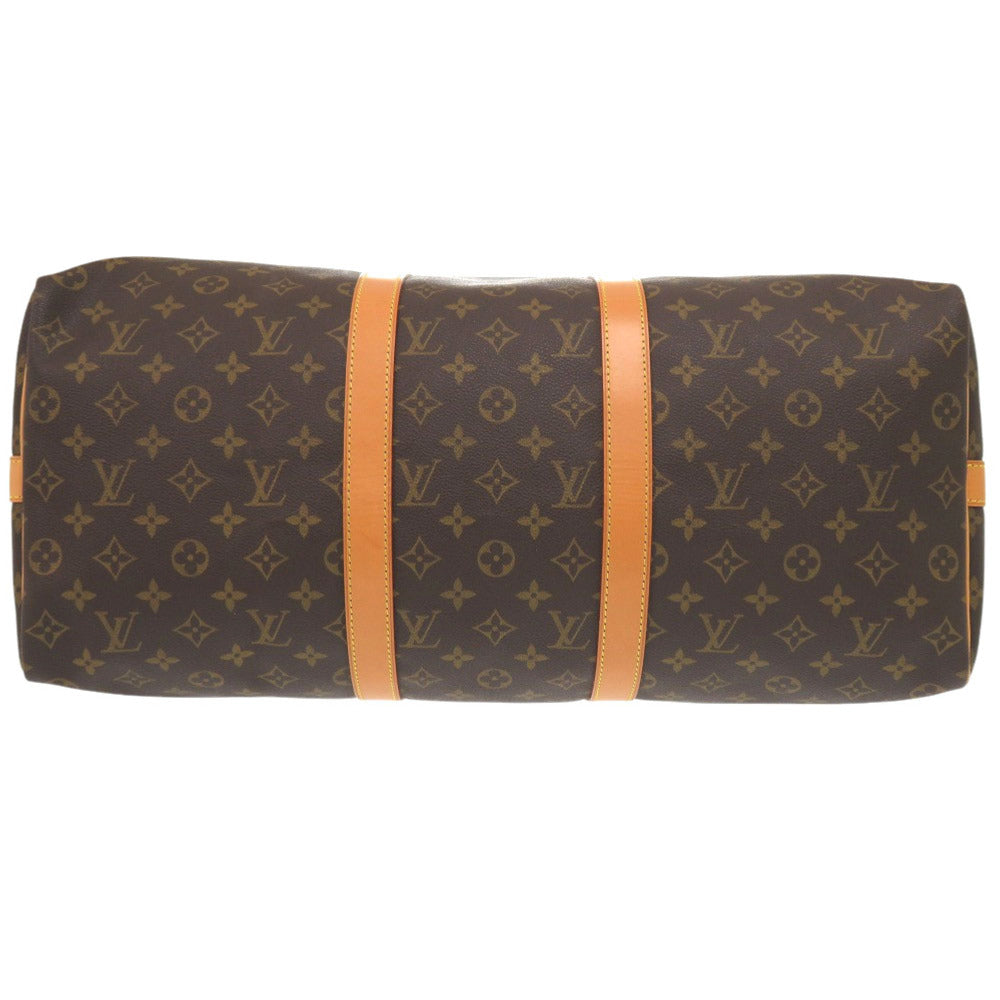 LOUIS VUITTON Boston Duffel bag M41416 Monogram canvas Brown Monogram Keepall bandouliere50 mens Used Authentic