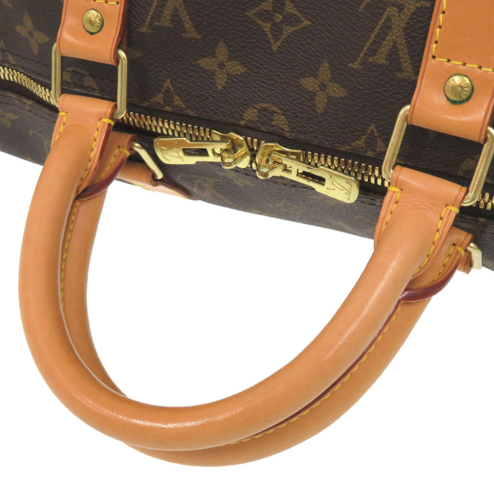 LOUIS VUITTON Boston Duffel bag M41416 Monogram canvas Brown Monogram Keepall bandouliere50 mens Used Authentic