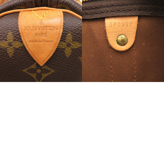 LOUIS VUITTON Boston Duffel bag M41428 Monogram canvas Brown Monogram Keepall 45 mens Used Authentic