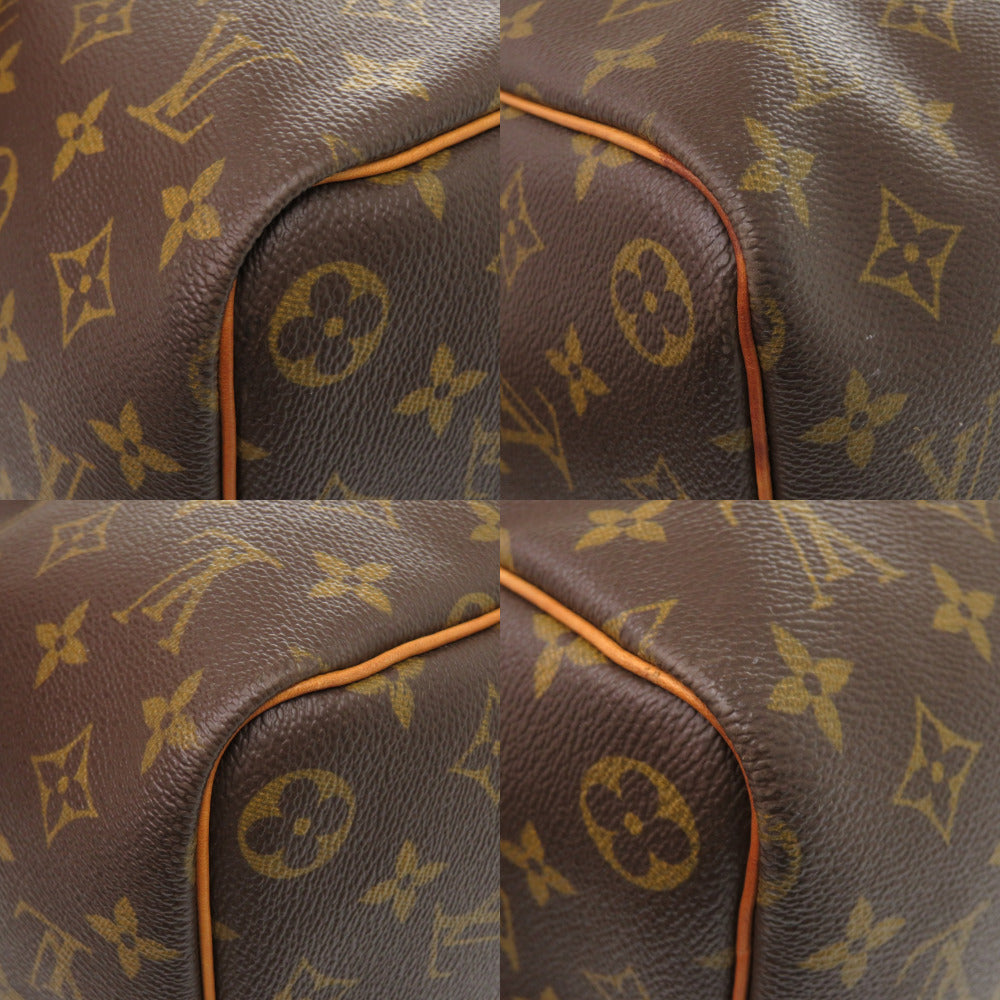 LOUIS VUITTON Boston Duffel bag M41428 Monogram canvas Brown Monogram Keepall 45 mens Used Authentic