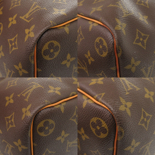 LOUIS VUITTON Boston Duffel bag M41428 Monogram canvas Brown Monogram Keepall 45 mens Used Authentic
