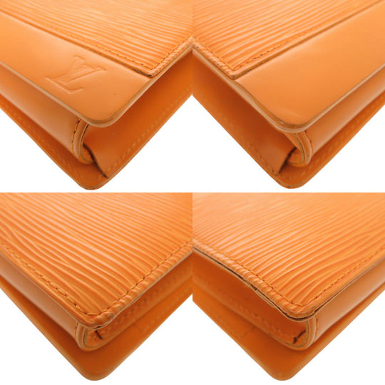 LOUIS VUITTON Shoulder Bag M5273H Epi Leather Orange Epi Honfleur