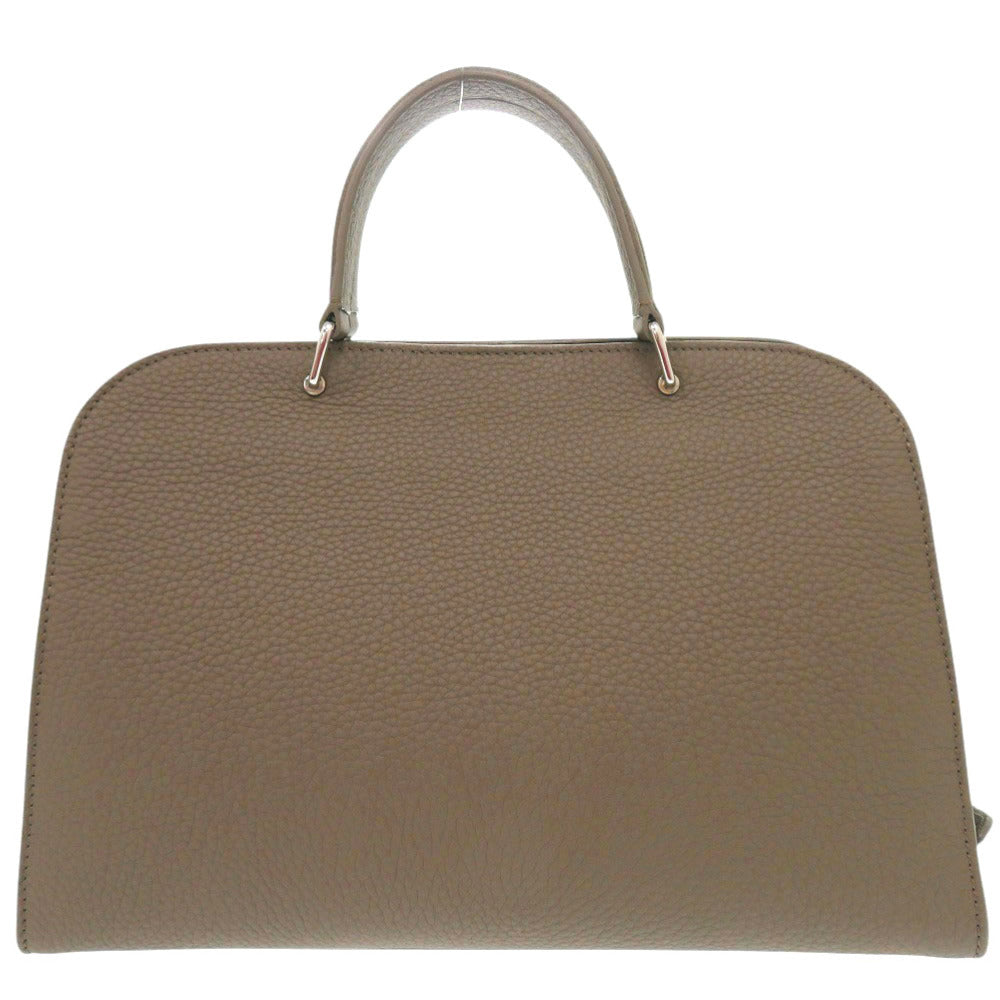 no brand Handbag leather Taupe Opera Bag Small