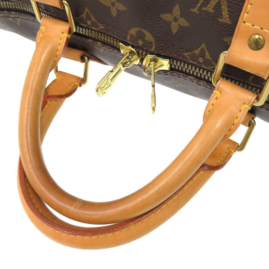 LOUIS VUITTON Boston Duffel bag M41416 Monogram canvas Brown Monogram Keepall bandouliere50 mens Used Authentic