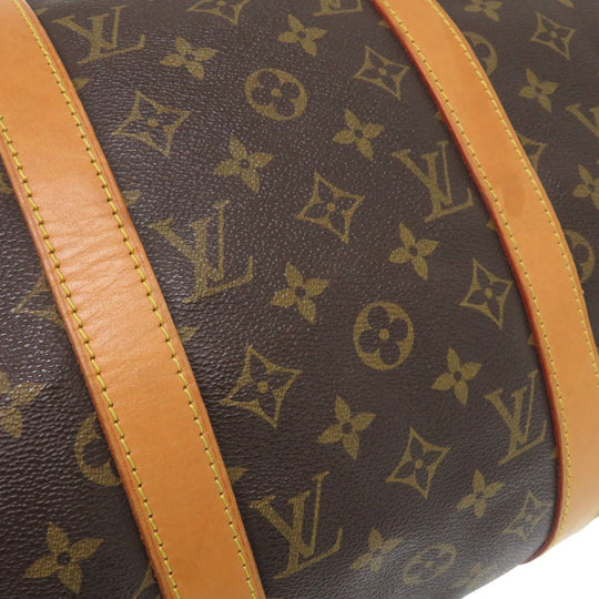 LOUIS VUITTON Boston Duffel bag M41416 Monogram canvas Brown Monogram Keepall bandouliere50 mens Used Authentic