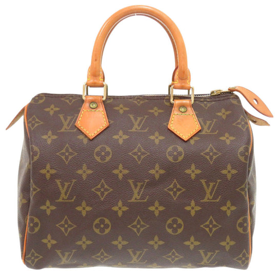 LOUIS VUITTON Handbag M41109 Monogram canvas Brown Monogram Speedy 25