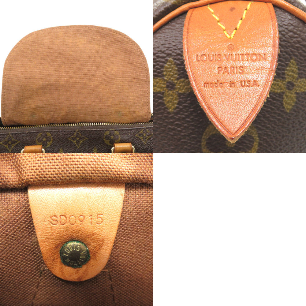 LOUIS VUITTON Handbag M41109 Monogram canvas Brown Monogram Speedy 25
