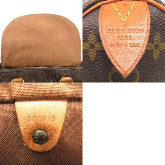 LOUIS VUITTON Handbag M41109 Monogram canvas Brown Monogram Speedy 25