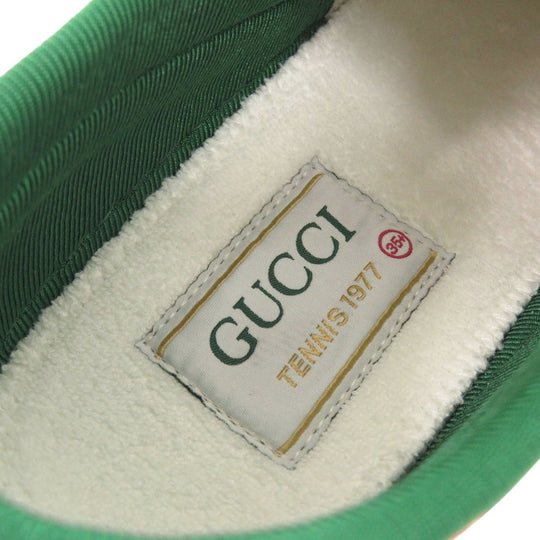 GUCCI sneakers 606110  canvas black LIBERTY Collaboration Tennis 1977 Liberty Floral Women 35 Used Authentic