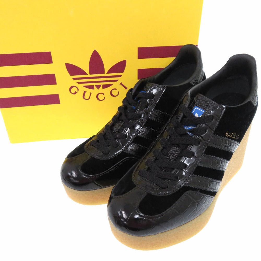 GUCCI sneakers enamel black GUCCI × adidas originals GAZELLE 38