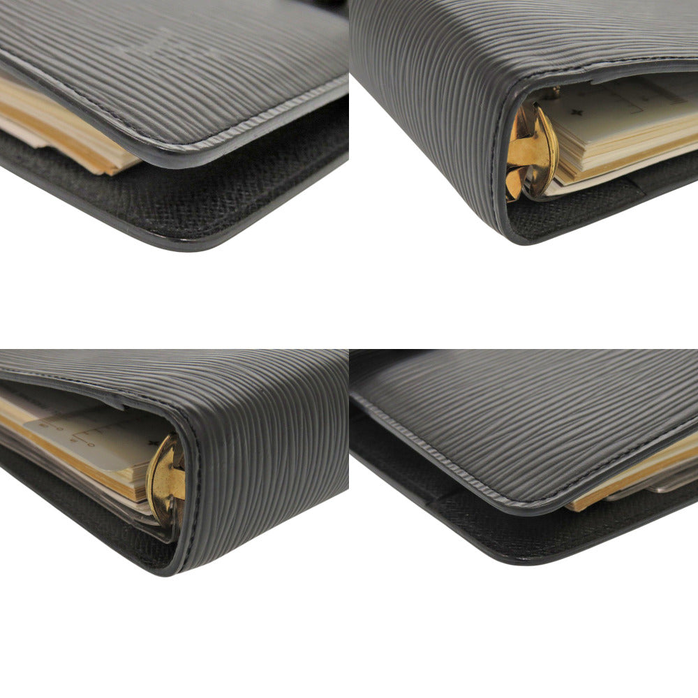LOUIS VUITTON Notebook cover R20202 Taiga Aldoise Agenda MM mens Used Authentic