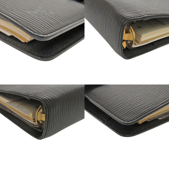 LOUIS VUITTON Notebook cover R20202 Taiga Aldoise Agenda MM mens Used Authentic
