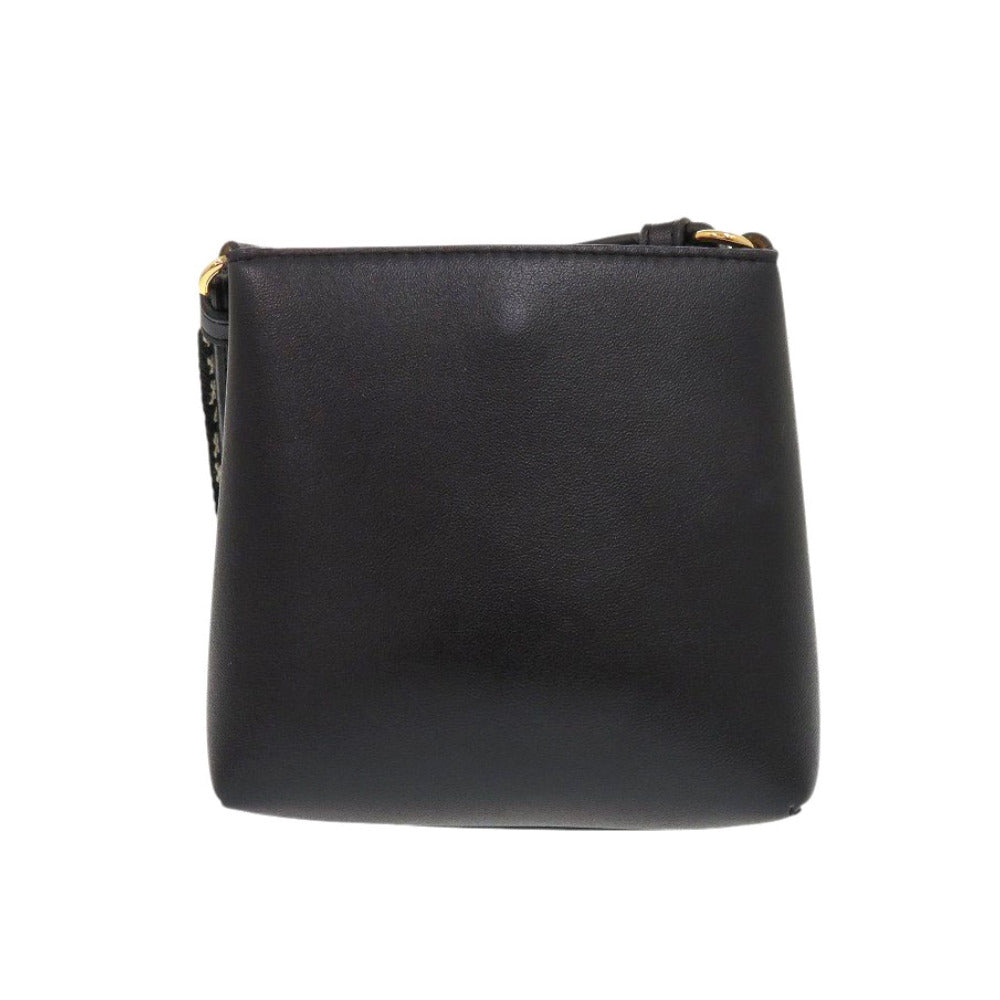 Stella McCartney Shoulder Bag SP21700159 Leather, Canvas black Micro Pochette Women Used Authentic