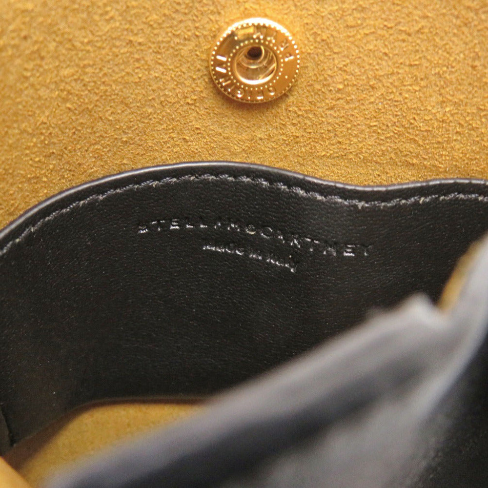 Stella McCartney Shoulder Bag SP21700159 Leather, Canvas black Micro Pochette Women Used Authentic