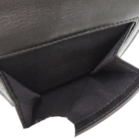 JIMMY CHOO Bifold Wallet leather black Frida Star Studs