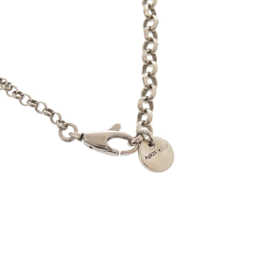GUCCI Necklace Silver925 Silver Interlocking G unisex(Unisex) Used Authentic